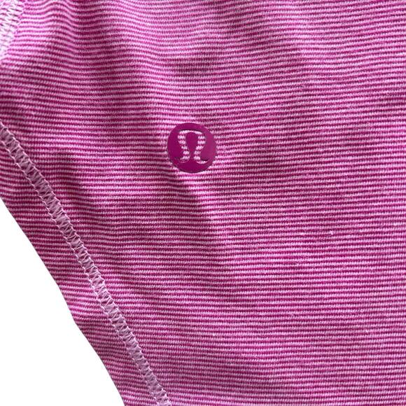 Lululemon Pink Yogini 5 Year Long Sleeve Tee Pima Cotton Womens SMALL - Picture 3 of 4
